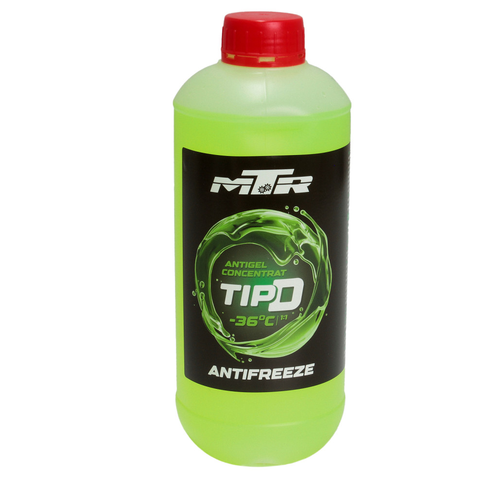 Antigel concentrat MTR Tip D Verde (-72°C) 1L 