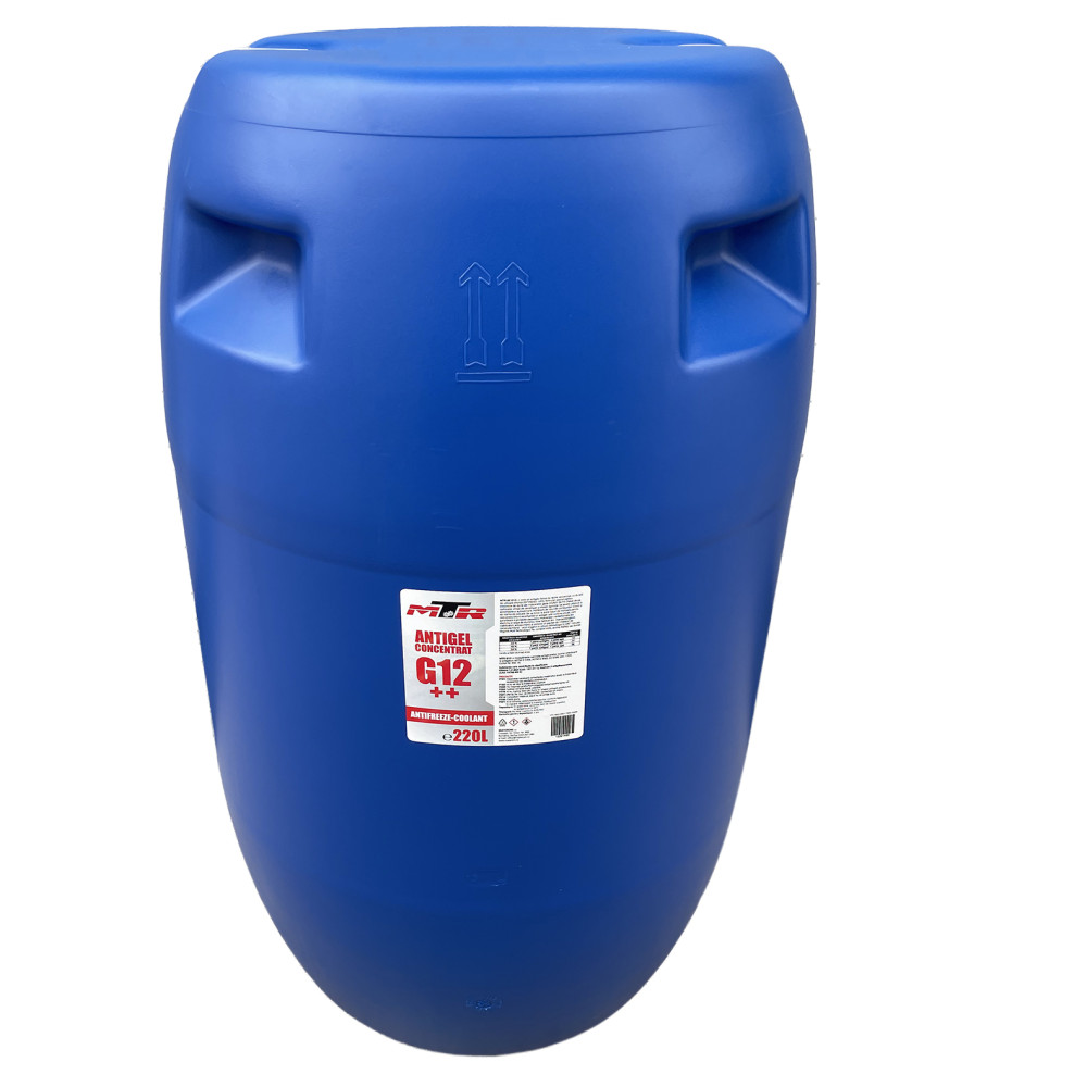 Antigel concentrat Rosu MTR G12 ++ Heavy Duty (-74°C) 220L 