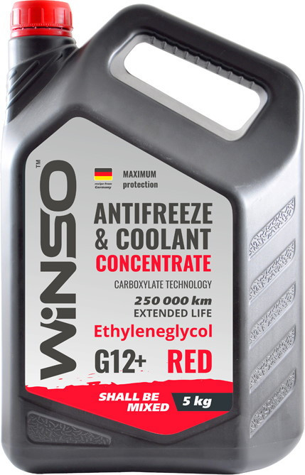 Antigel concentrat Rosu Winso Red G12+ 5L 