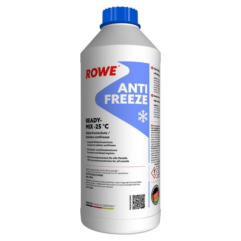 Antigel diluat albastru Rowe Readymix (-25°C) 1L 