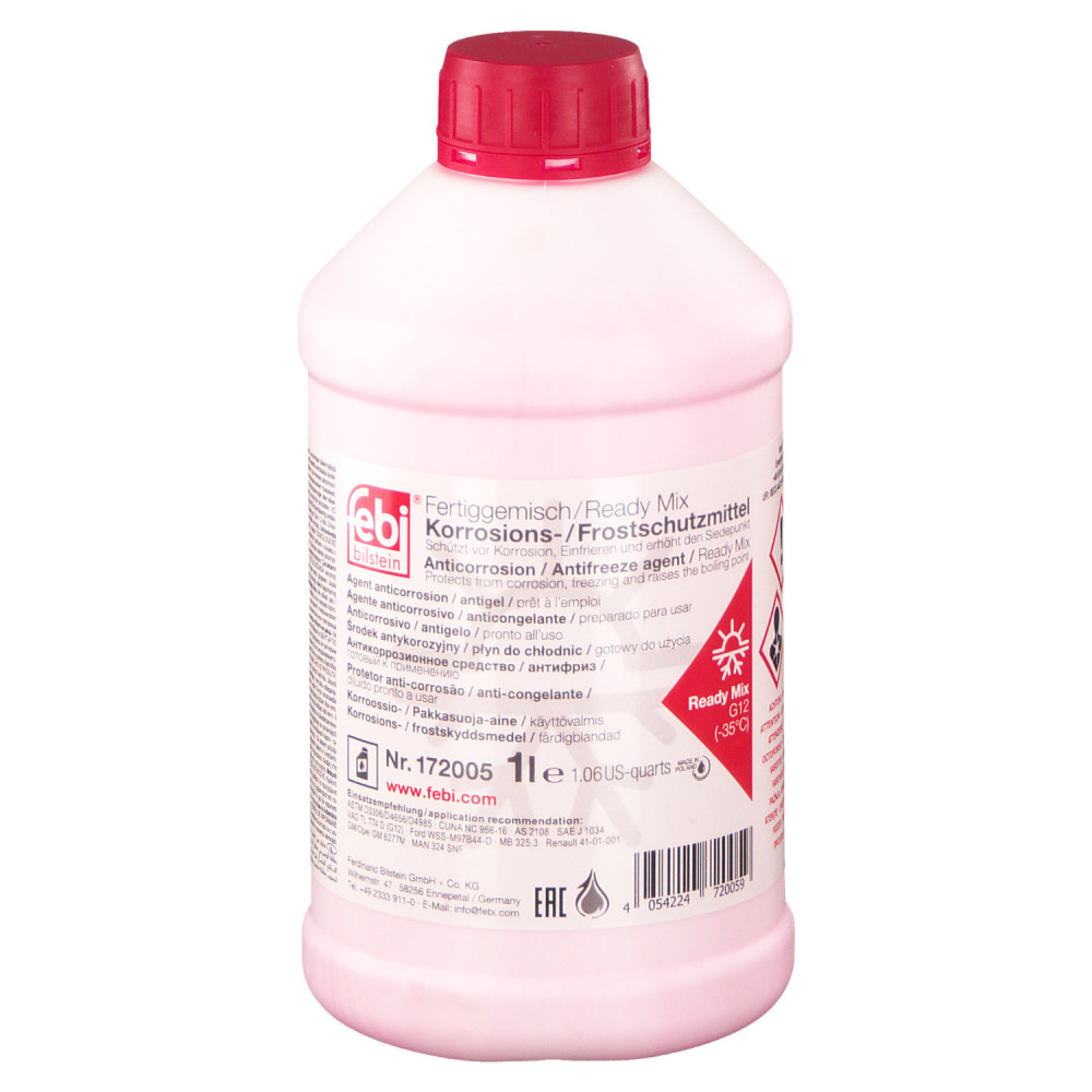 Antigel diluat Febi Rosu G12 (-35°C) 1L 