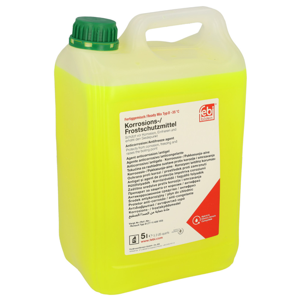 Antigel diluat Febi Verde Tip D (-35°C) 5L 