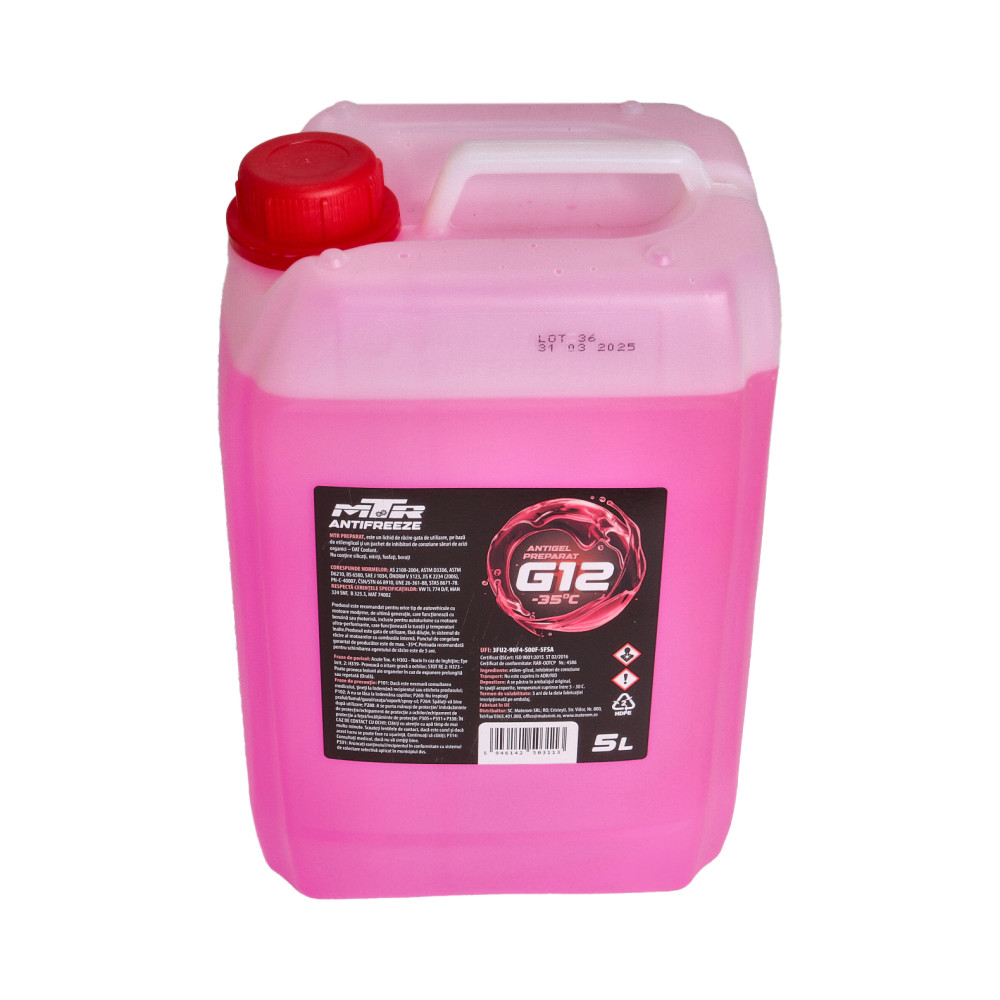 Antigel diluat MTR G12 (-35°C) 5L 