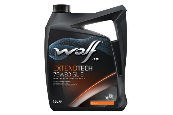 ULEI CUTIE MANUALA WOLF EXTENDTECH 75W80 GL 5 5L 