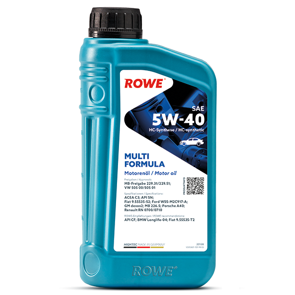 Ulei motor turisme Rowe HighTech Multi Formula 5W40 1L 
