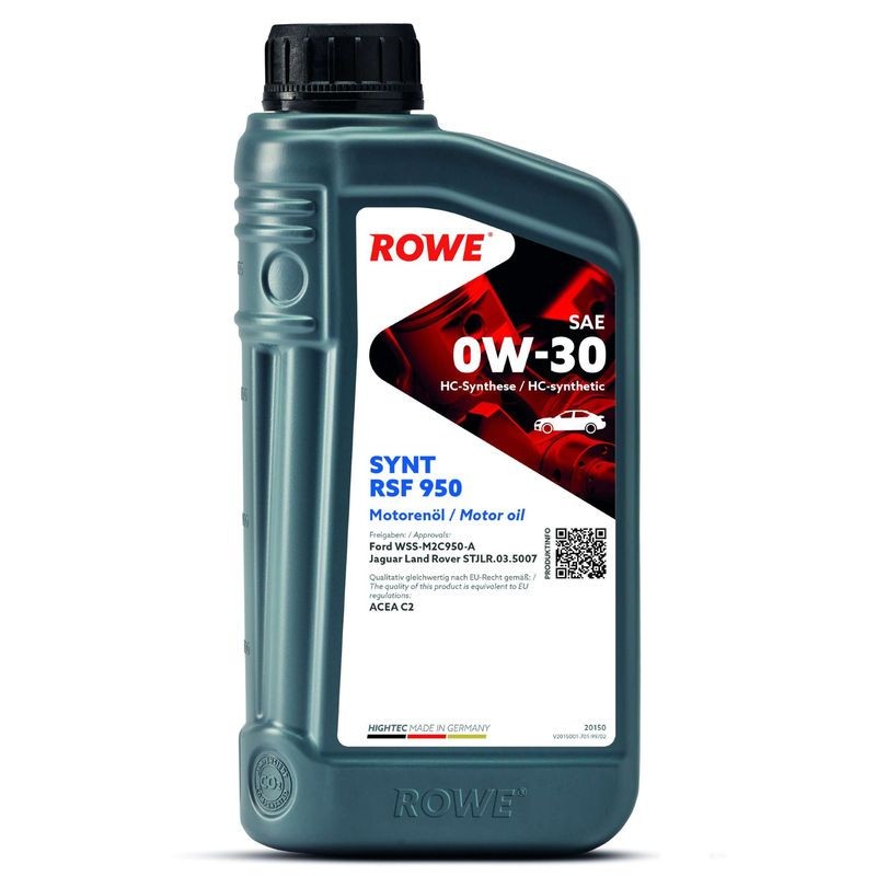 ULEI MOTOR TURISME ROWE HIGHTEC SYNT RSF 950 SAE 0W30 1L 