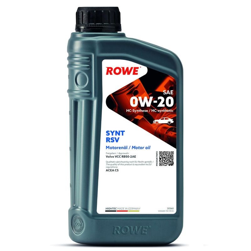 ULEI MOTOR TURISME ROWE HIGHTEC SYNT RSV SAE 0W20 1L 